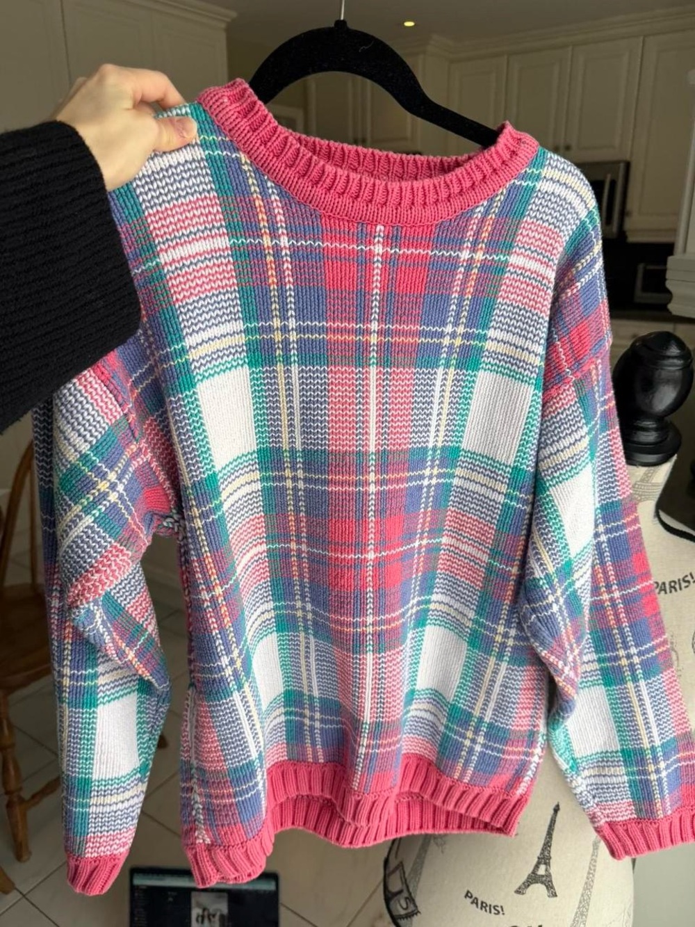 Vintage northern reflections knit sweater